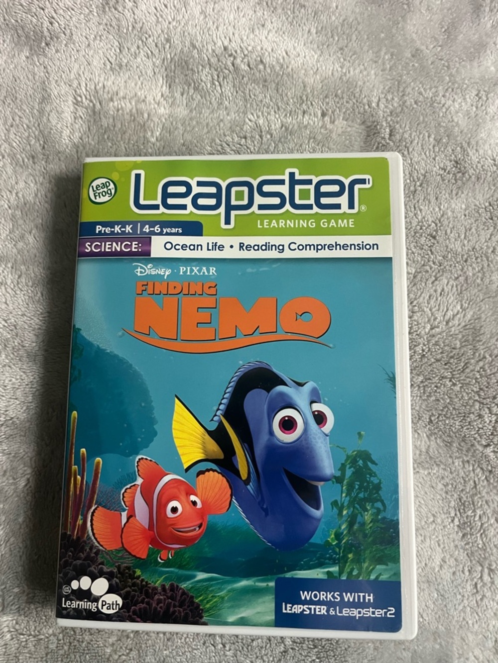 Leapster Finding Nemo Learning Game – Blue & Orange